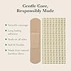 FEBU Eco-Friendly Bamboo Fabric Bandages | PFAS Free Flexible Fabric Bandages | Natural Hypoallergenic Bandage for Scrapes, Cuts & First Aid | Fully Compostable, Latex Free Bandage | 75 Count Strip #3