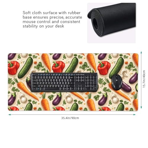 Tapis de souris antidérapant grand format pour stabiliser votre clavier