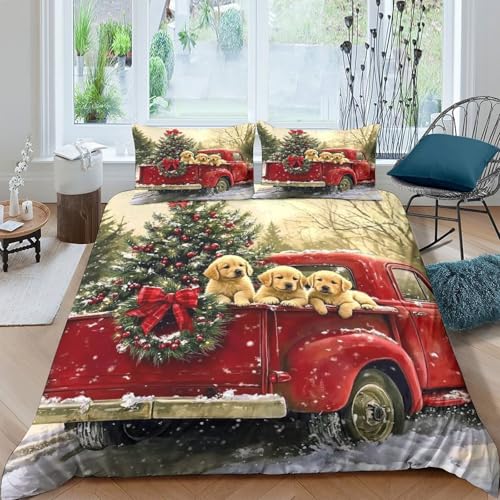 Housse de couette scène de ferme rustique pour chambre chalet chaleureuse