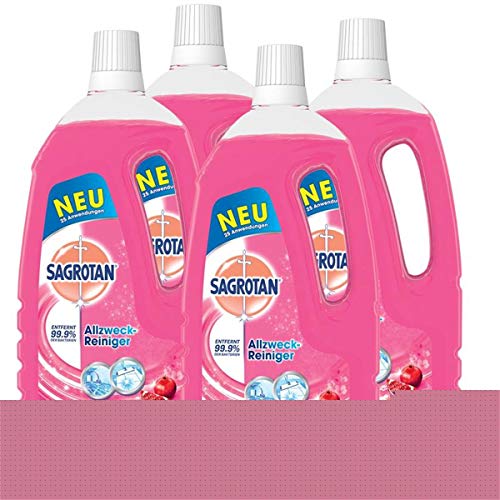 Preisvergleich Produktbild 4 x Sagrotan Allzweckreiniger Granatapfel & Kirschblüte
