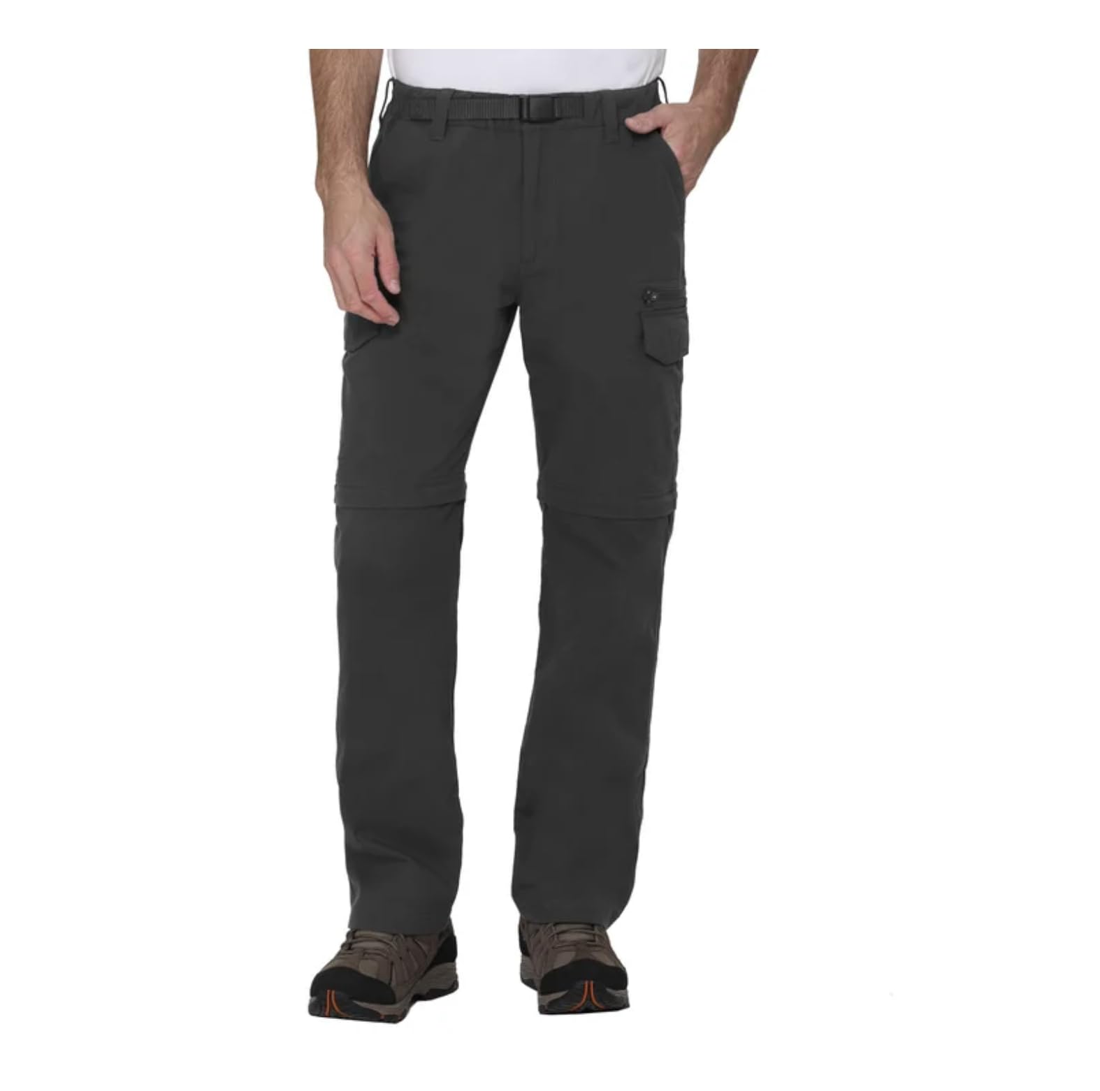 Photo 1 of BC Clothing Men's Belted Cargo Pants - Convertible to Shorts