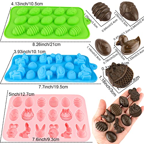 Easter Egg Silicone Mold Egg Molds For Chocolate 5 Packs Egg Shaped Mold Baking Pan For Easter Party Hot Chocolate Bombs Fondant Candy Jelly Dome Mousse Cake Topper Making #TOP2
