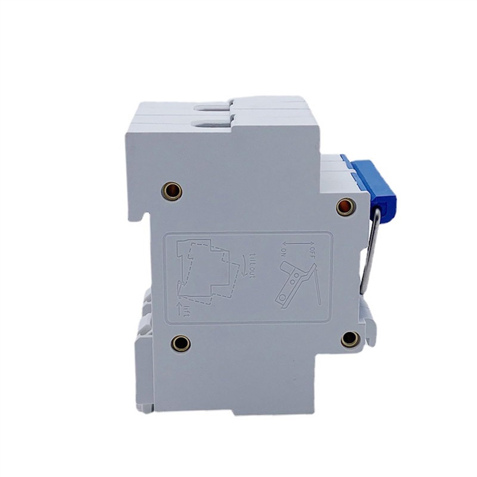 Interruttore automatico fotovoltaico sezionatore a trazione manuale 2P 125A Guida a coltello Montaggio su guida DIN