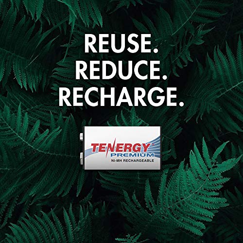 Tenergy 90495 Premium 9V Batteries Rechargeable High Drain 250Mah Nimh 9V Square Battery thumb #5