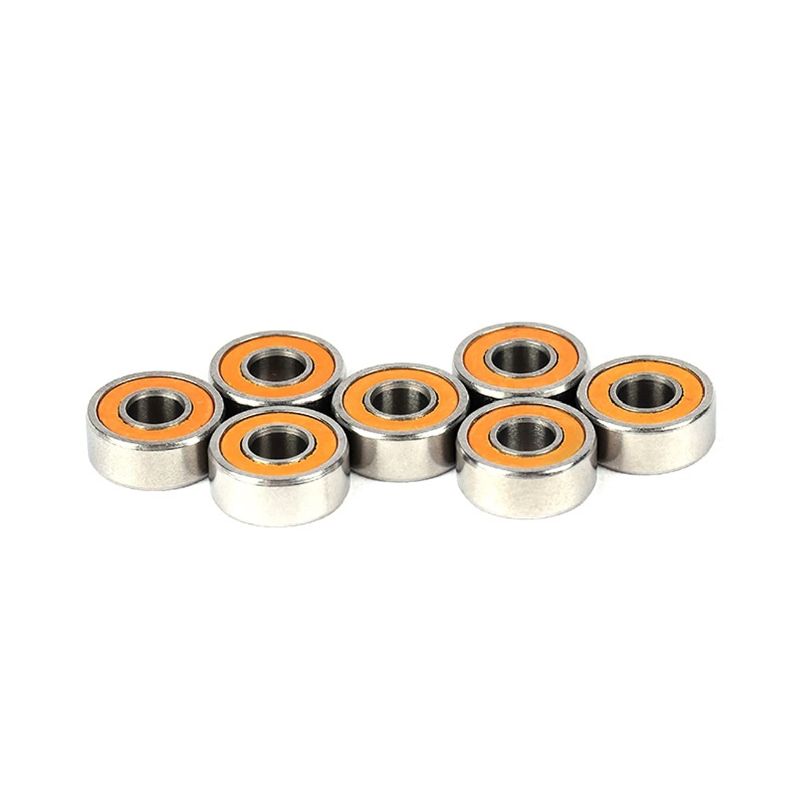 Industrial Bearings 10 Uds 4X10X4mm 2RS CB 4X10X4 rodamiento de bolas de cerámica híbrido de acero inoxidable sin grasa de giro rápido for Ball Bearing Skate Bearings