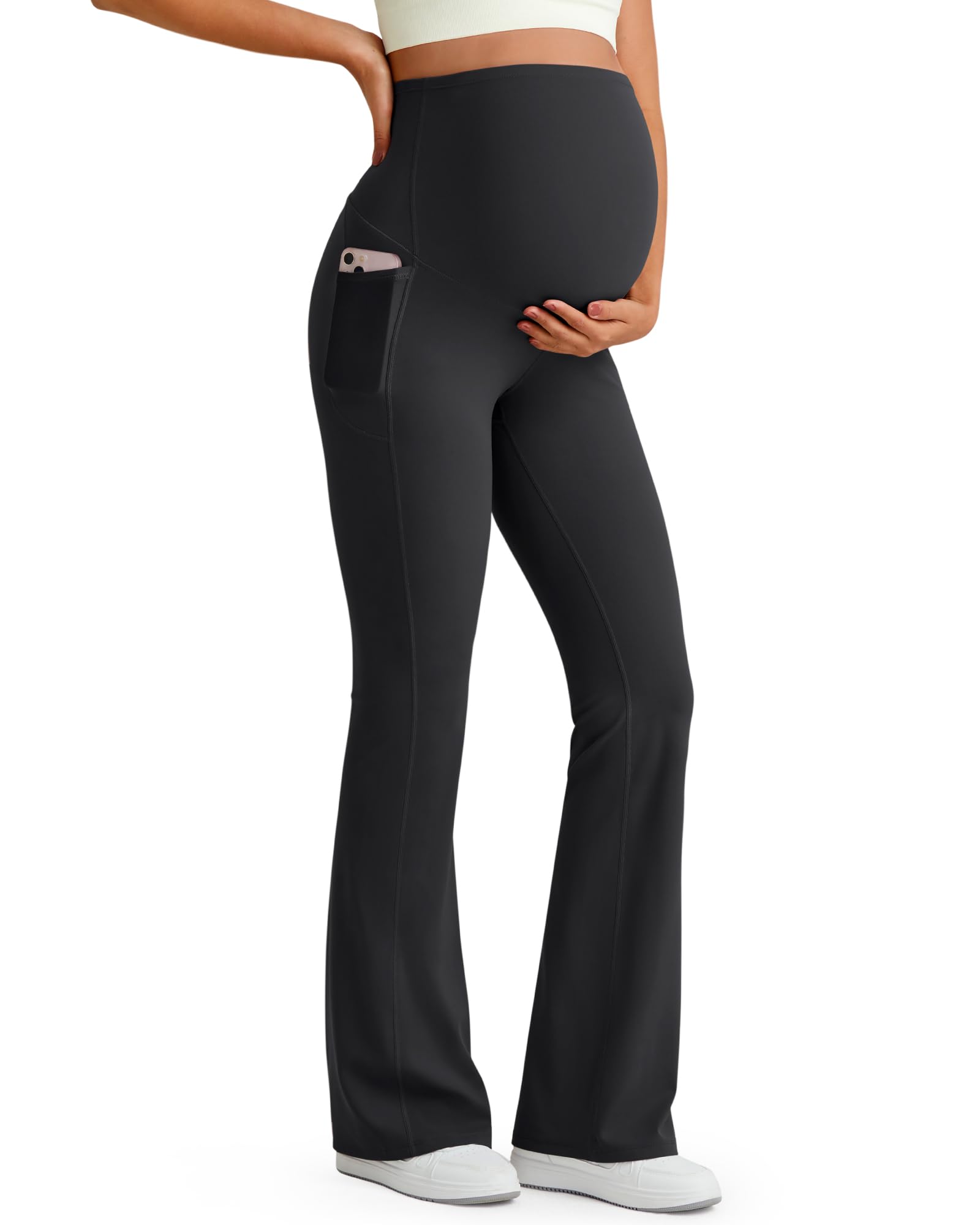 G4Free BareFeel Maternity Flare Leggings
