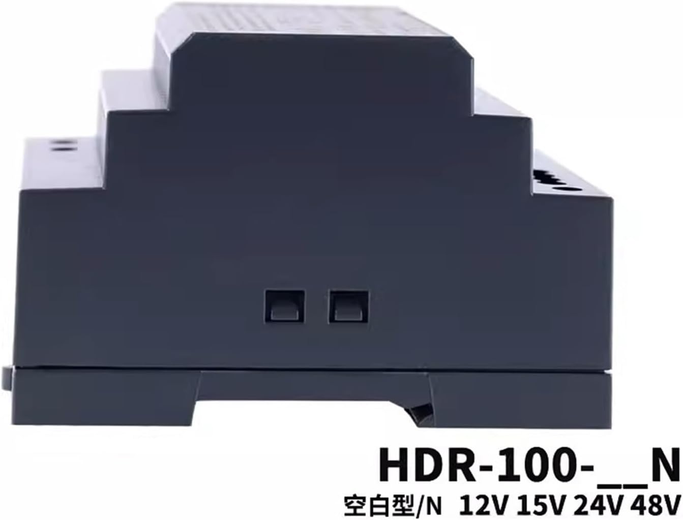 HDR-100 Series HDR-100-12N HDR-100-24N HDR-100-48N 12V/15V/24V/48V-N Guide Rail Type 100W DC Switching Power Supply D (HDR-100-48N)