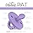 Ryan & Rose Cutie PAT Pacifier Teether (Slant, Orchid)