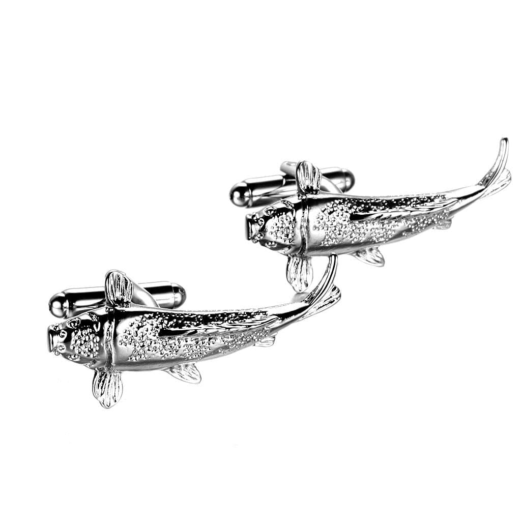 elbme Mens Fish Cuff Links Cufflinks Business Shirt Suit Wedding Jewelry Gift-picture-41