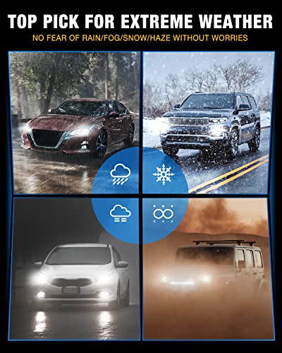 Forenner Fahren 9006/Hb4 Led Headlight Bulbs, 400% Brightness 6500K Cool White, Upgrade 9006 Led Bulbs Conversion Kits, Pack Of 2 #TOP6