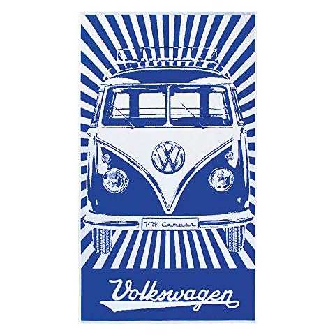 Toalla de Algodón Suave Brisa VW Collection Volkswagen Furgoneta Hippie Bus T1 Van Cover