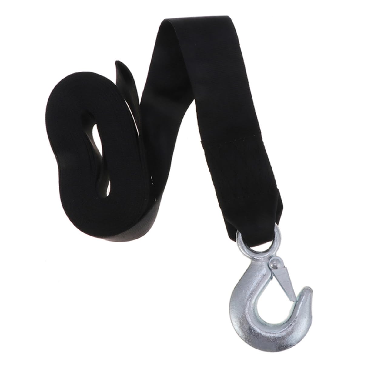 Mikinona Winch Straps with Hook Heavy Duty Towing for Cars Trailers and Suvs Quick Release Mechanism High Elasticity for Shock Absorption Versatile Tow Straps