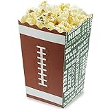 Mini Football Popcorn Party Favor Boxes (50 Pack)