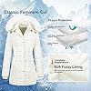 Chrisuno Womens Thicken Fleece Parkas Long Coat Wa... #3