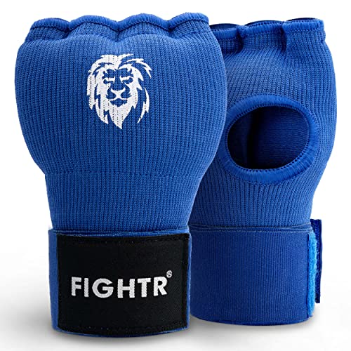 FIGHTR® Premium Gel Inner Gloves - Quick Wrapping & More Stability | Gel Hand Wraps for Boxing, MMA, Muay Thai, & Martial Arts | with Long Wrist Wrap