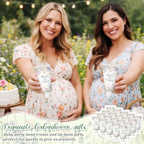 Image of 50 Pcs 1 Oz / 30 ml Wildflower Hand Cream Bulk Travel Size Baby Shower Lotion Thanks Hand Cream Gifts Baby Shower Favors for Guests Wildflower Gift Bulk Travel Size Lotion Set for Guest
