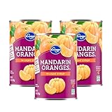 Canned Mandarin Oranges in Light Syrup, 15 oz, Pack of 3
