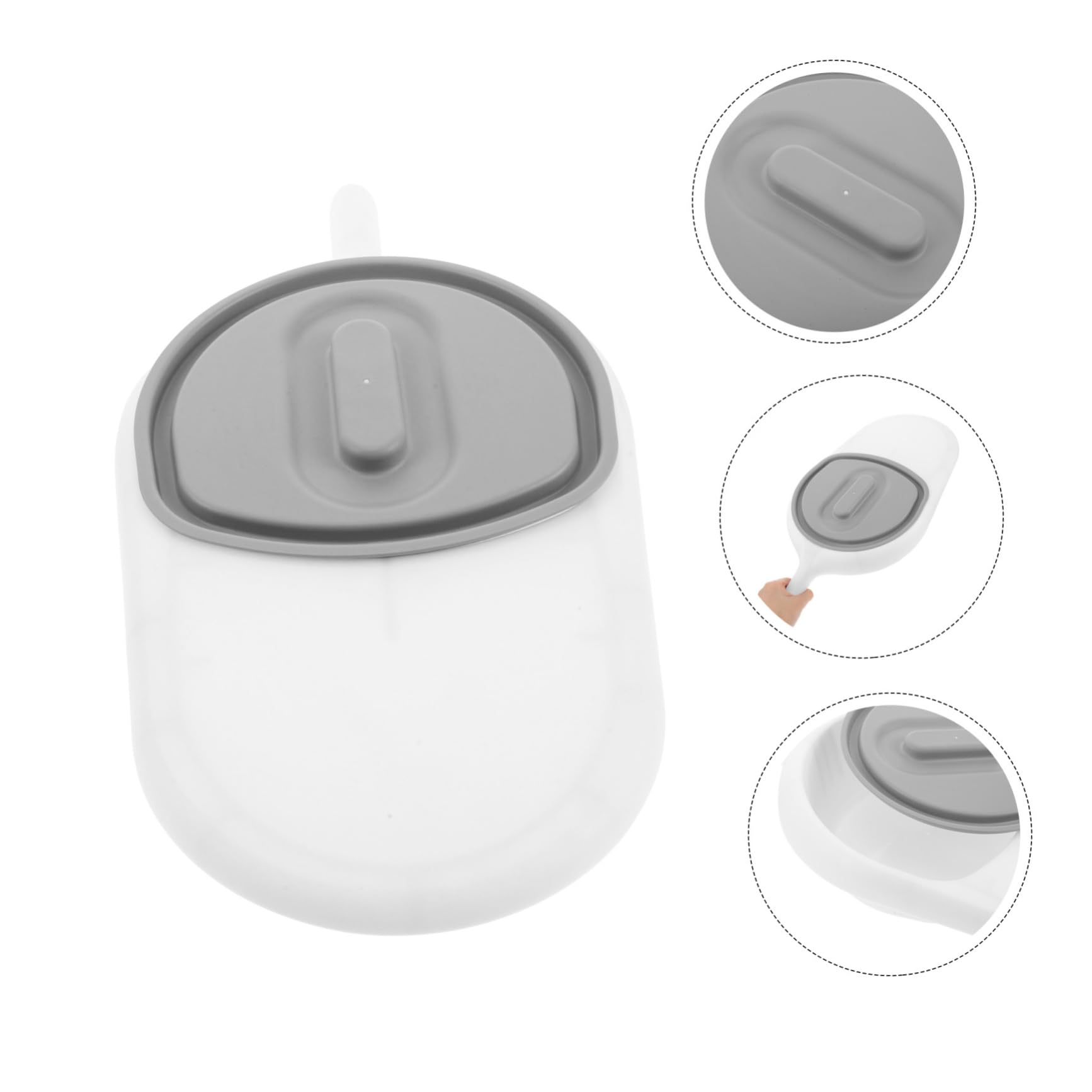Padella per Anziani con Manico, Toilette Portatile in Plastica Anti-goccia per Pazienti Costretti a Letto, Vaso Notte Versatile per Assistenza Domiciliare e Uso Esterno