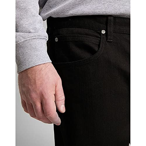 Lee Daren Zip Fly Clean Black Size 33x34 - 7