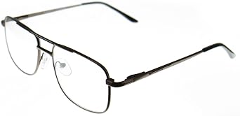 Aloha Eyewear Tek Spex 8004 Unisex Progressive No-Line Aviator Bifocal Reader Glasses Bronze +1.50