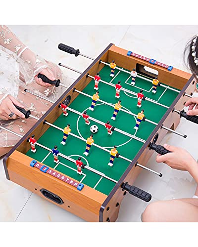 KHYTEBV Futbol-Tisch, 69 cm, Mini-Fußballtische, Fußballspiele, Sport-Arcade-Party, Double Battle, interaktives Spielzeug, Party für Kinder, Kinder und Erwachsene – Bild 4