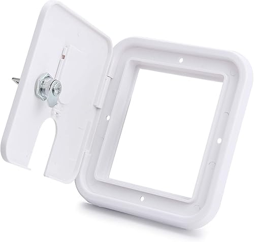 Miniatura 2 de LCGP Puerta de acceso para caravana, cable eléctrico, cable de alimentación, escotilla de cable, manguera de cámper, compartimento para puerta de