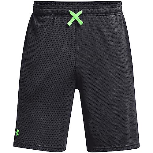 Under Armour Men's Tech Mesh Shorts, Jet Gray (010)/Fresco Blue, Small