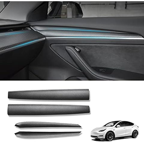 KKTR-CAR Dashboard Cover Wrap and Front Door Inner Armrest Panel Cover Trim Cover