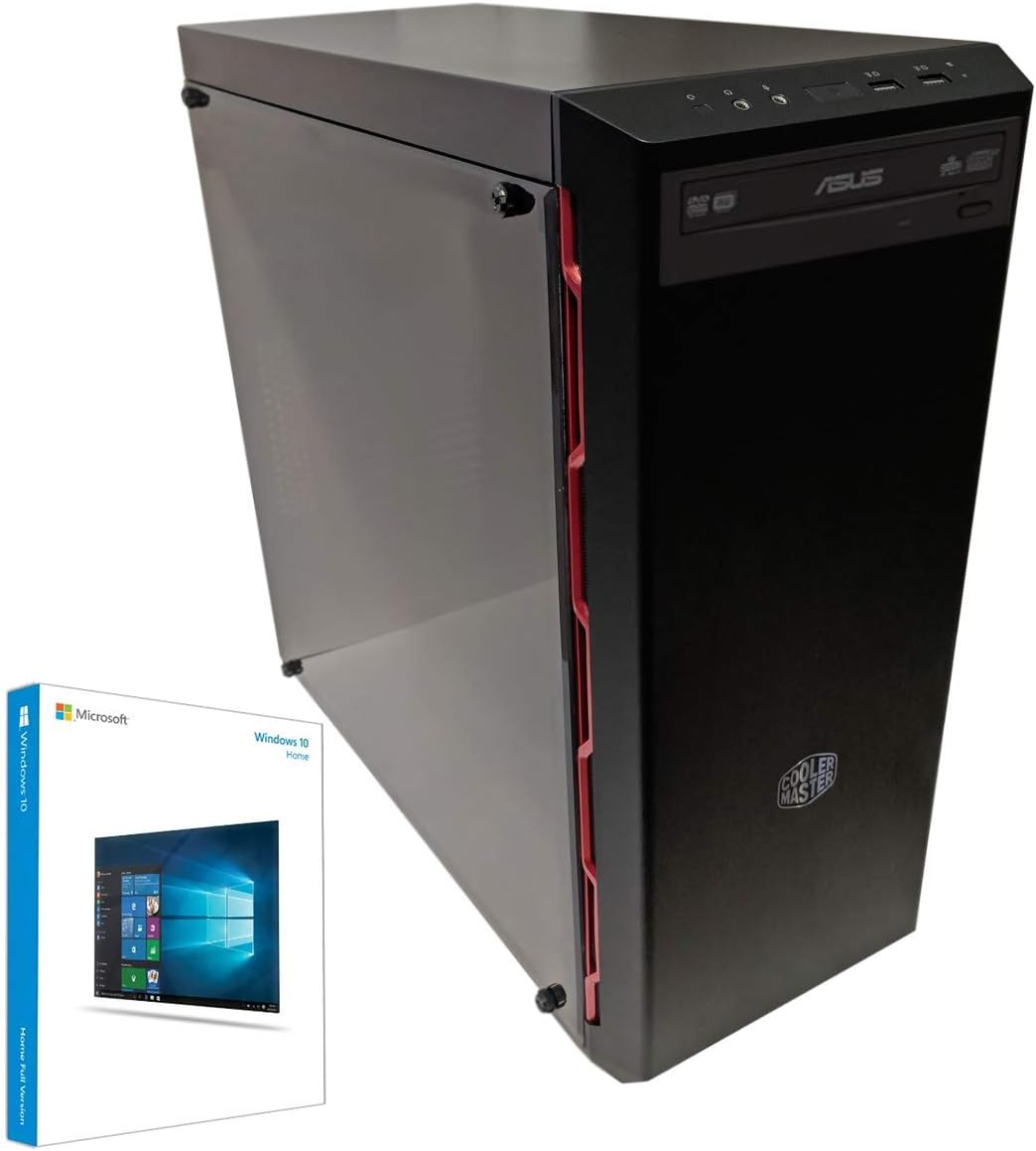 PALICOMP Gaming PC INTEL Skylake i5 6600K 3.5Ghz Turbo 3.9Ghz Quad Core - 16GB 2133Mhz Crucial Ballistix Sport - 1TB Sata3 HDD - NVIDIA GTX1660 Ti 6GB - Win 10