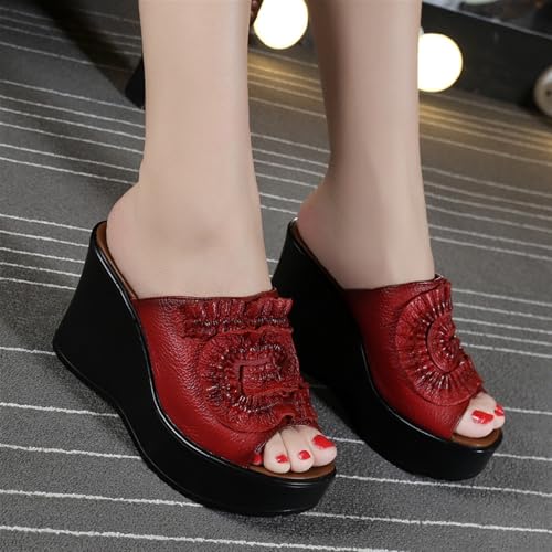 Women's Platform Wedge Sandals Peep Toe2