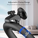 Magnetic Phone Holder Clamp Mount - 20 x N52 Strong Magnet Universal Mount | For Gym, Spin Bikes (Fits Peloton), Treadmills, Strollers, Golf Cart, Shopping Cart - Compatible with MagSafe iPhone 12 to 17