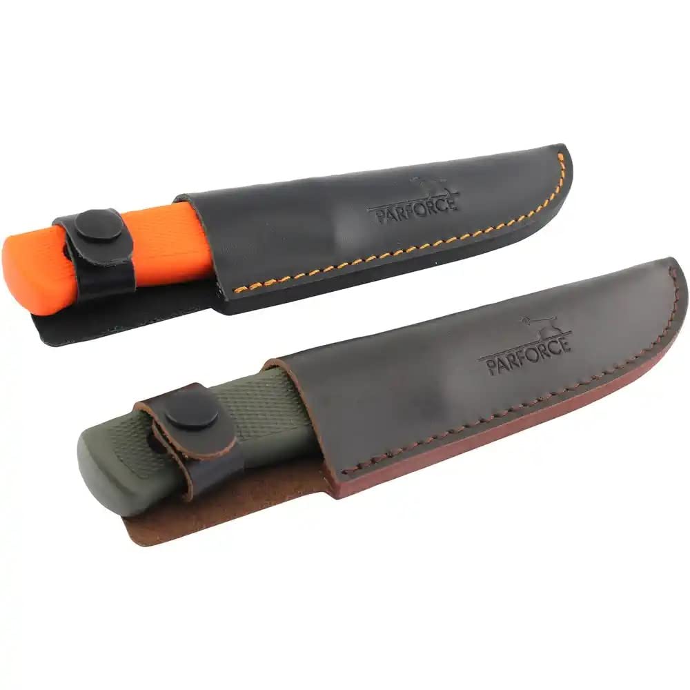 Gürtelmesser 440C - 10cm Klingenlänge (orange)