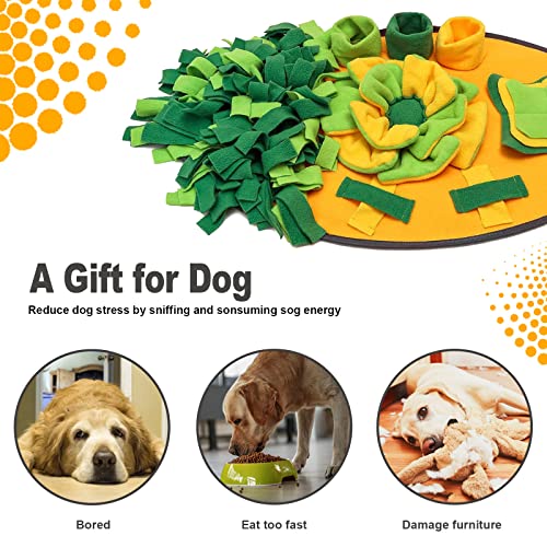 Snuffle Mat for Small Medium Large Dogs - Pet Interactive Cat Dog Slow Feeding Activity Mats - Puppy Feeder Game Puzzle… - Image 3