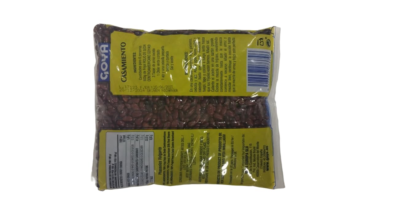 FRIJOL ROJO GOYA - FRIJOL ROJO DE SEDA CENTROAMERICANO - 500 G