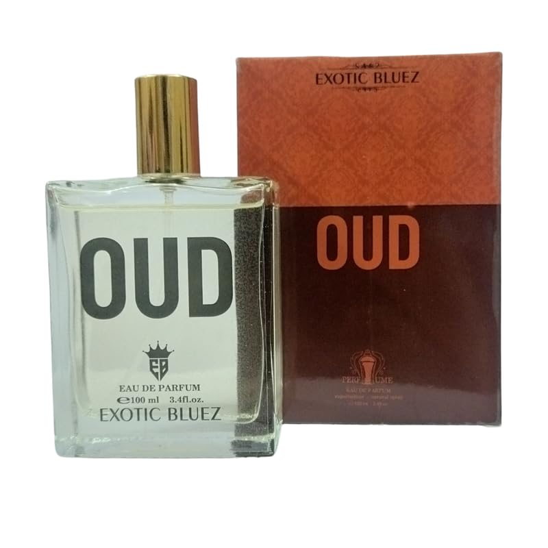 EXOTIC BLUEZ Oud Eau De Perfume 100 ml Long Lasting Perfume For Men & Women|Ideal Gift For Loved Once
