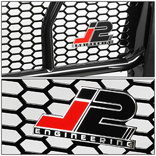 J2 Engineering J2-Gg-014 Heavy Duty Honeycomb Mesh Front Bumper Guard Replacement [Compatible With 05-15 Toyota Tacoma] #TOP2