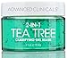 Advanced Clinicals Tea Tree Oil Mask. 2-in-1 overnight sleep mask w/Tea Tree Oil, Witch Hazel & Grapefruit Extract for dry skin, T-zone oil control, clogged pores, congested skin 4 fl oz (4oz)