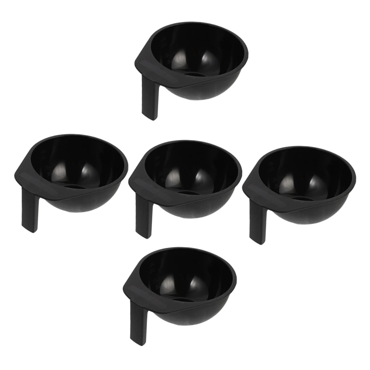 WOFASHPURET Hair Dye Bowls 5 Pack Salon Mixing Bowls Reusable and Easy to Clean for Hair Coloring