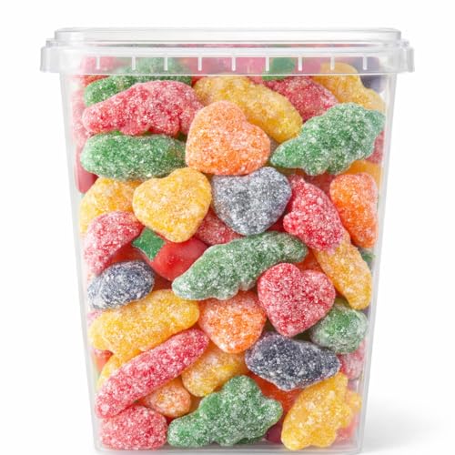 Dulces de gelatina surtidos fruta 1 lb miniatura 1