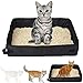 1Pcs Lettiera Pieghevole per Gatti, Lettiere Portatili Impermeabili per Animali Domestici, Portatile per Auto per Gatti, Da Viaggio, Impermeabile,Adatto per Interni Ed esterni