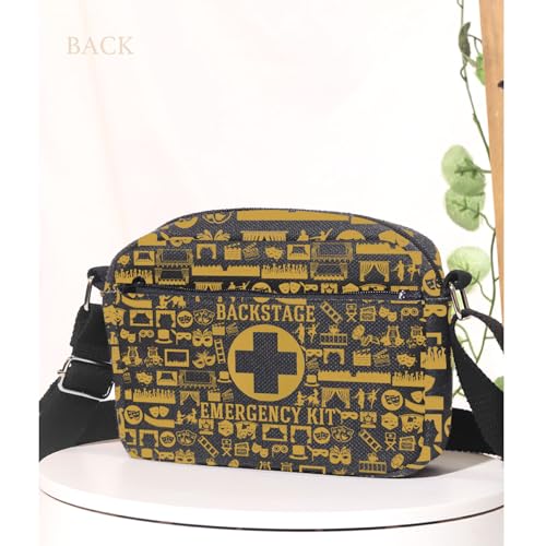 MAOFAED Backstage Actor Emergency Kit, Opening Night Gift, Theatre Play Cast Gifts, Musical Stage Play Crossbody Bag(backstage)4