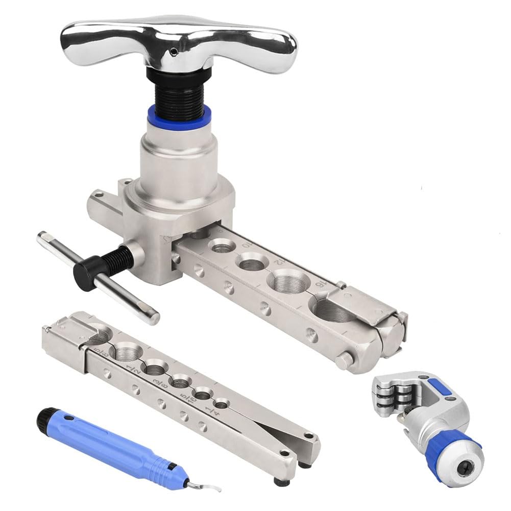 Kit d'outils d'évasement pour dudgeonnage de climatisation 6-19 mm et coupe-tube