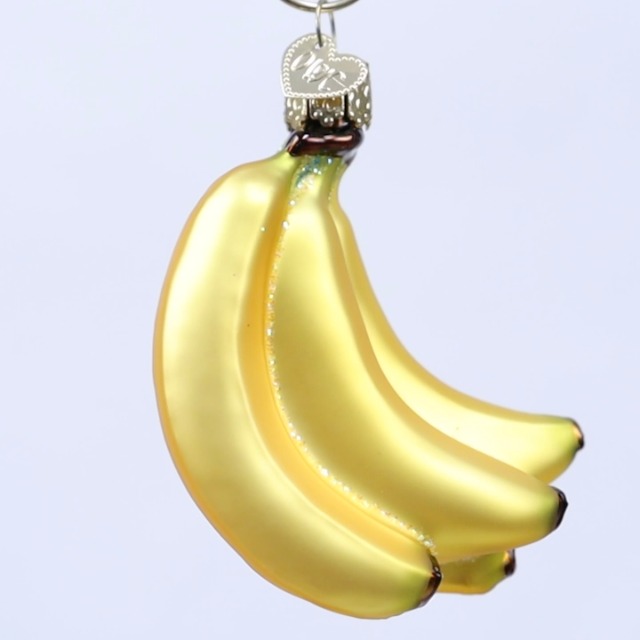 Amazon.com: Old World Christmas Bunch of Bananas Glass Blown