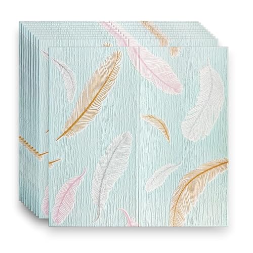 Image of Barebeauty 70 x 70 CM Brick Wallpaper 3D Wall Panel | Self-Adhesive Waterproof Foam Wall Sticker | Peel & Stick Decor for Home, Bedroom & Living Room (Pack of 4, 21.08 Sq. Ft. Approx)