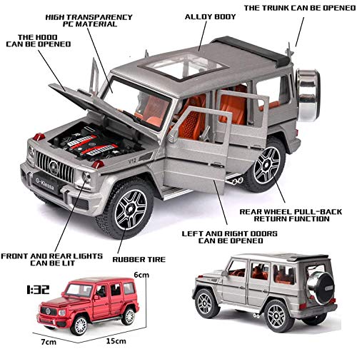 Image of Magicwand 1:32 Scale Die-Cast AMG-G500 with Openable Doors and Pull Back Action【3 Yrs & Up】【Pack of 1】【Colors as Per Stock】