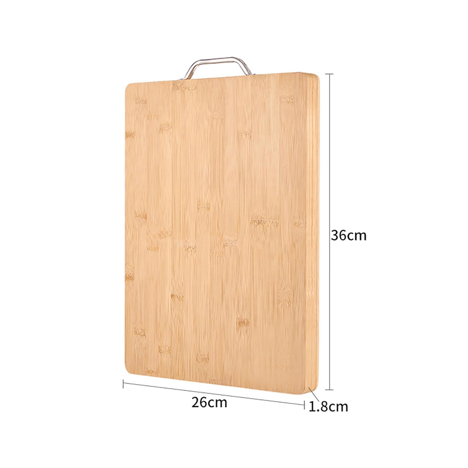 Deska do krojenia Premium Drewniana Bambusowa Deska do krojenia Profesjonalna deska do krojenia do kuchni | Deski do krojenia chleba, mięsa, owoców (36 * 26 * 1,8 cm)