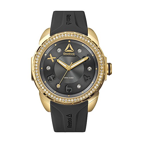 Opiniones de Reloj Reebok los mejores 10. 47 Reebok RDIMSL2S2IBB2 Reloj Análogo para Mujer, Impact con Caja de Acero Inoxidable, 40 mm