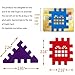 MICHLEY Toddler Toys Number Blocks Big Particle Plastic Smooth 100 PCS Building Blocks Splicing intersting Puzzle Play Toys for Kids 3+