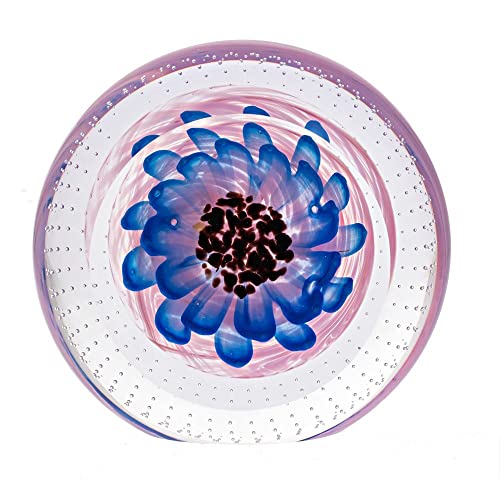 Caithness Glass Floral Spin Away Blau Cover