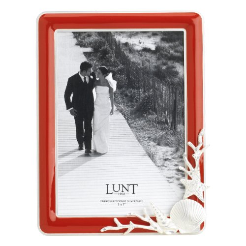 Lunt Sanibel Picture Frame, Coral, 5" x 7"